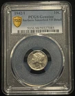 PCGS VF Detail 1942/1 United States Mercury Dime Silver Coin 10C-085