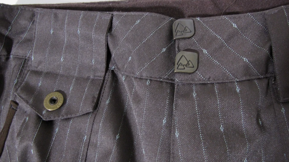 Новый с Ярлыками порошок комнаты коричневый высоты сноуборда брюки микро Lite 10,000 мм женщины M - Изображение 3 из 4