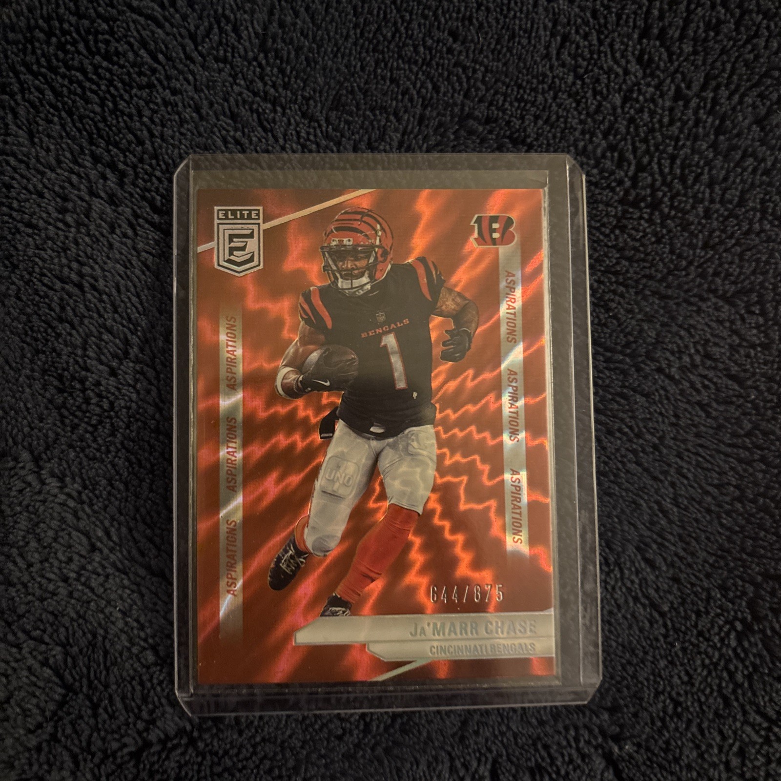 2024 Panini Donruss Elite - Ja'Marr Chase #10 Aspirations Shimmer /875