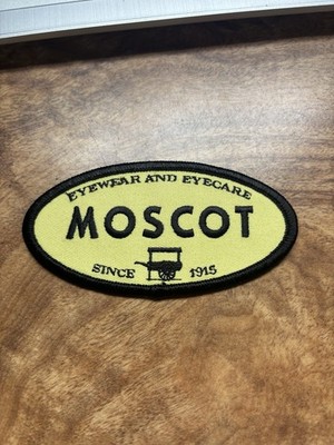 Moscot Eyewear Glasses Vtg Rare PATCH USA 4  Iron On Logo