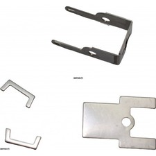 WRP C-10 Inline motor Drag chassis kit,  Stainless Steel, Small Tire