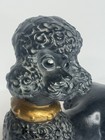 Vintage MCM Black Poodle Figurine Lot of 2 Atlantic Mold Germany Ceramic Set — photo 4