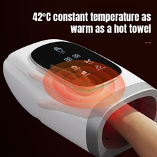 Cordless Hand Massager with Heat  Compression, Hand Warmer Carpal Tunnel Relief