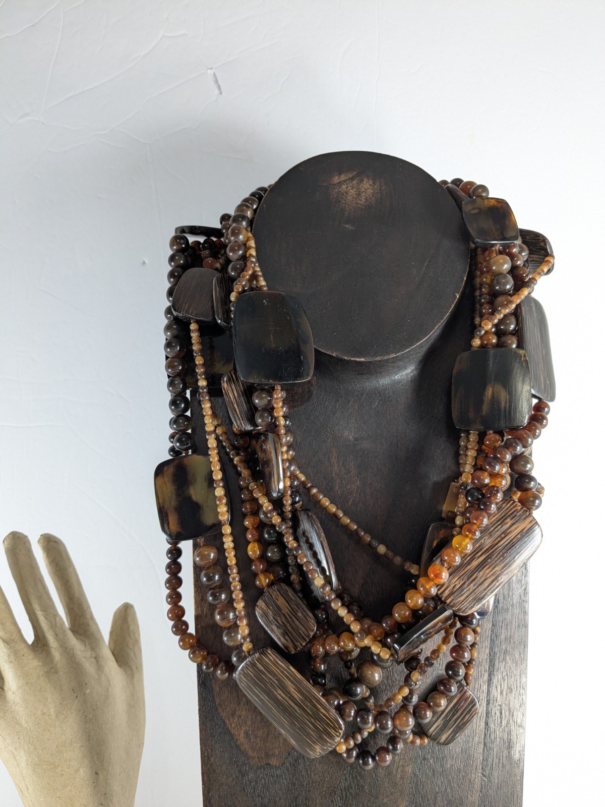 UnSigned Statement Runway Necklace &Bracelet Gerd… - image 11