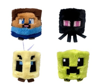 TY MINECRAFT BEANIE HÜPFBURG HÜPFBALL SPIELZEUG BIENE KRIECHER STEVE ENDER DRACHE