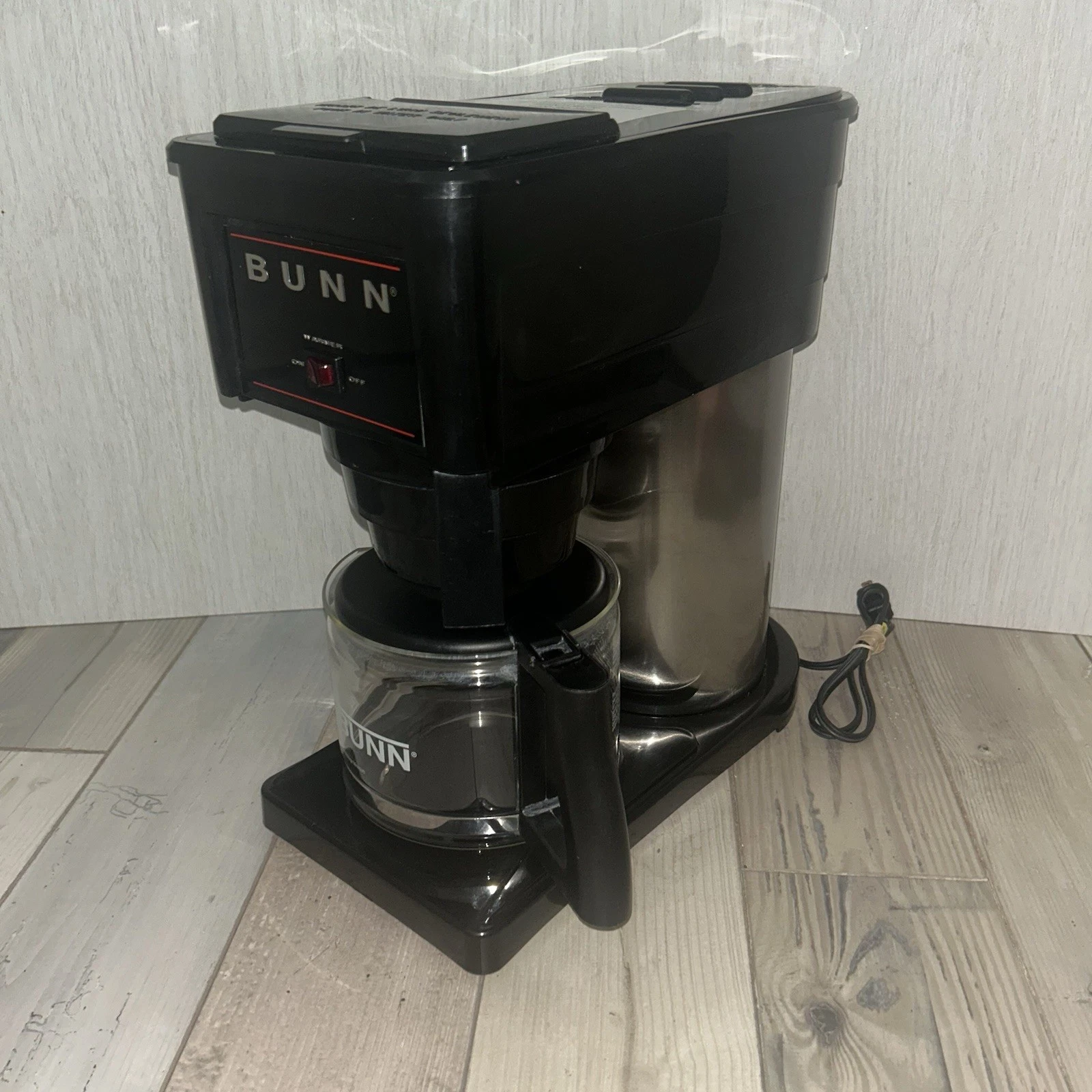 BUNN B10-B Coffee Maker Brewer Bunn-O-Matic Black 10 Cup CLEAN TESTED