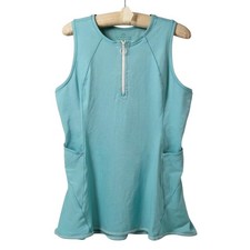 Southern Tide Women's LARGE Blue Sleeveless Athletic Golf Tennis Dress