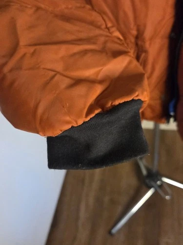 Vintage Frostline Kit Mens M Down Puffer Jacket Orange 70s 80s USA Hiking Ski image 3