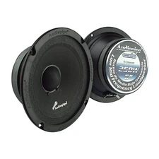 6" 250W 8-ohms Black Sealed Mid-Bass Loudspeaker Audiopipe