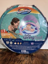 NEW SWIMWAYS INFANT SPRING FLOAT WITH SUN CANOPY, 3-9 Months