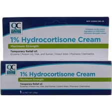 6 Pack Quality Choice Maximum Strength Hydrocortisone Cream, 1 oz