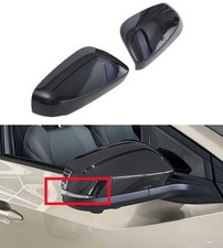 Gloss Black Side Mirror Cap Overlay Cover With Signal Light Fits 24-26 TACOMA