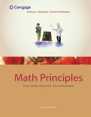 Math Principles for Food Service Occupations - Hardcover - VERY GOOD