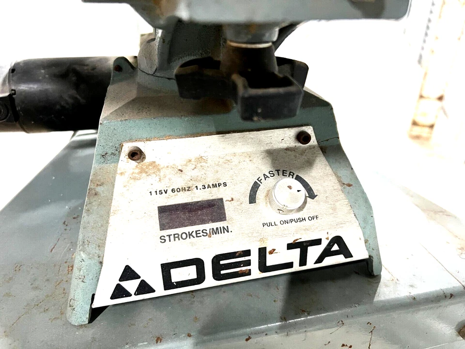 Sierra de calar Delta con mesa, modelo 40-601, pieza n.º 400-06-137-0002 Foto 3 de 4