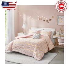 Twin Comforter Set for Girls - Cute Pink Bedding Sets for Twin Size Bed