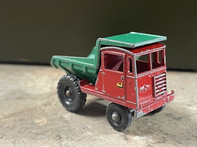 ミニカー MATCHBOX No.2 MUIR-HILL DUMPER 1961 Matchbox Lesney No 2 Muir Hill Dumper Green Red Laing