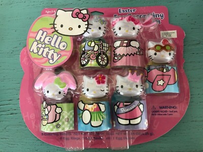Vintage Sanrio Hello Kitty Easter Egg Decor Kit NEW 2004