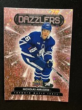 22-23 UD Series 2 Hockey RC Rookie Purple Dazzlers DZ-72 Nicholas Abruzzese