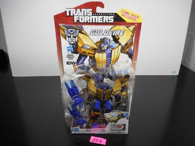 Transformers Generations GOLDFIRE AUTOBOT w/ IDW COMIC BOOK Hasbro 2013 - NEW