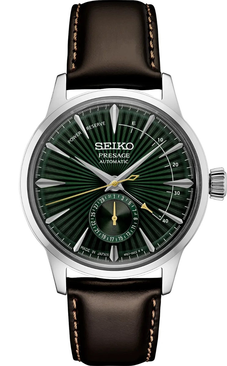 Seiko Presage Cocktail Time mm Green Dial Men's Watch SSA459
