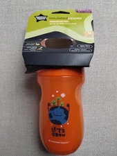Tommee Tippee Insulated Sippee Cup 12 m+ Non Spill 9fl oz Orange New 