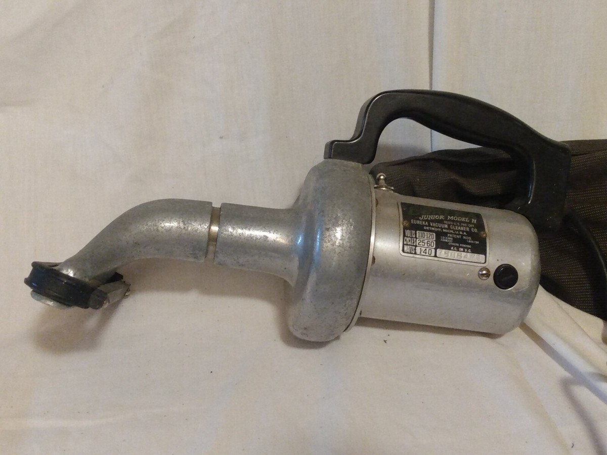 Vintage 1930s Eureka Hand Held Vacuum Junior Model H Tested
