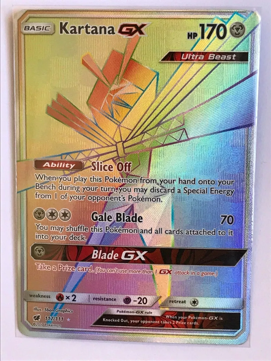 Kartana GX 70/111 Crimson Invasion - Pokemon Cards