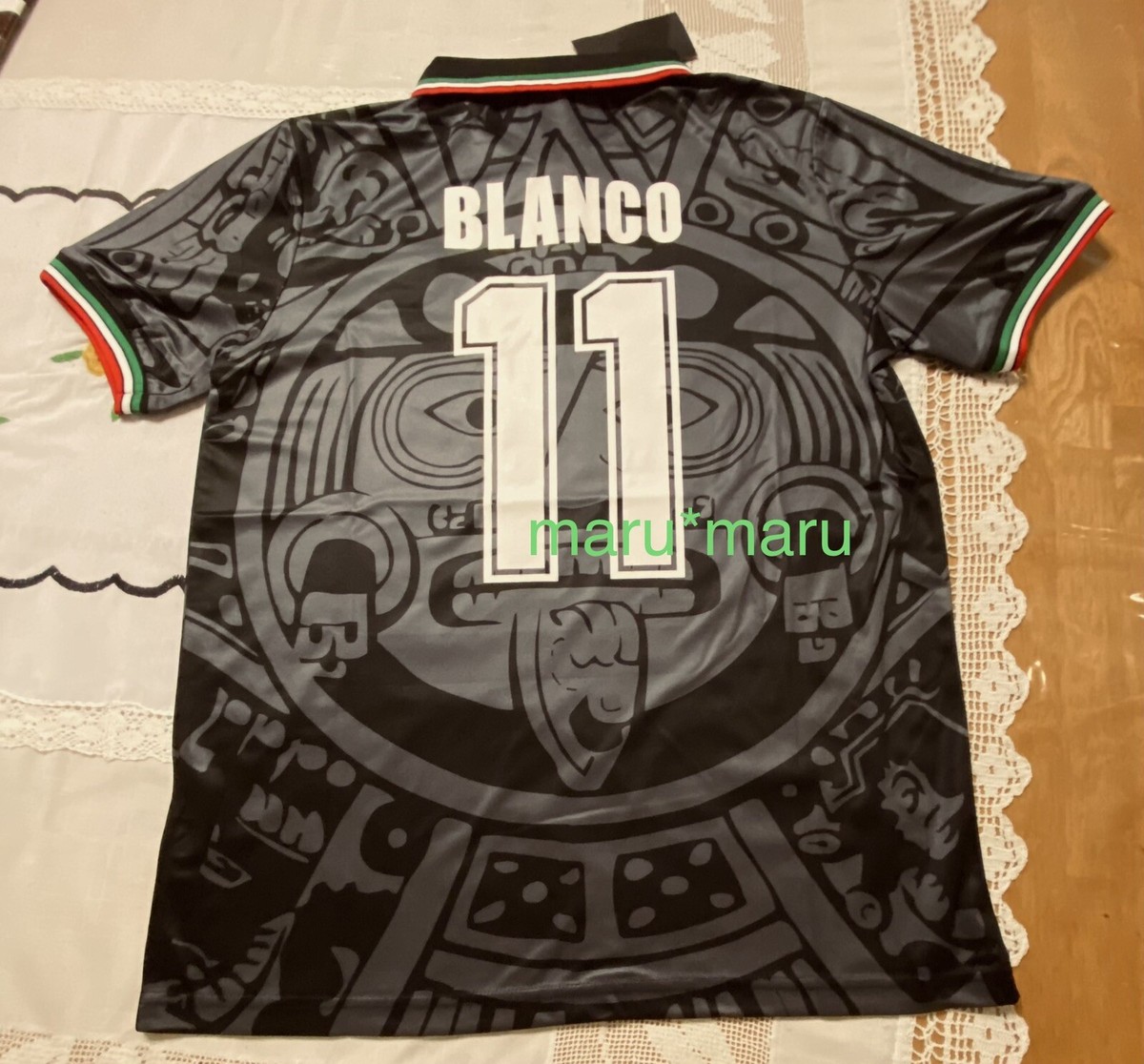 New Black ABA SPORT Mexico 1998 BLANCO #11 Jersey SMALL New Black ABA SPORT Mexico 1998 BLANCO #11 Jersey SMALL