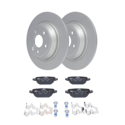 ATE Bremsensatz - 2x Bremsscheiben + Bremsbelagsatz