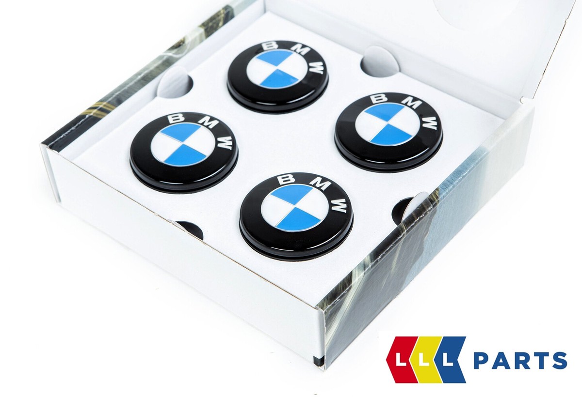NEW BMW GENUINE FLOATING WHEEL CENTER COVER HUB CAPS 56 MM SET 