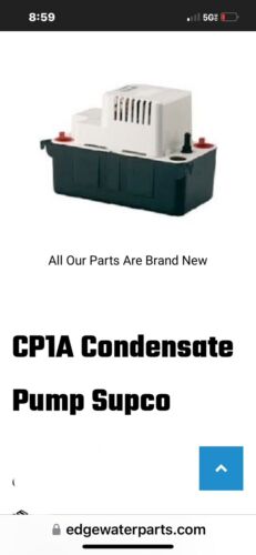 Pompa kondensatu Supco z dźwiękowym alarmem 80 Db P# CP1A - Zdjęcie 1 z 1