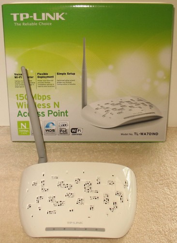 TP-LINK Wireless N Access Point Wi-Fi Booster 150 Mbps TL-WA701ND