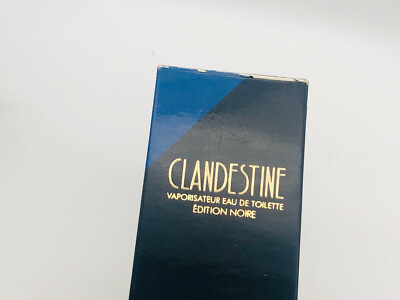 Parfum Guy Laroche Clandestine Edition Noire - Vintage, 50 Ml, Rare, Fabriqué En France