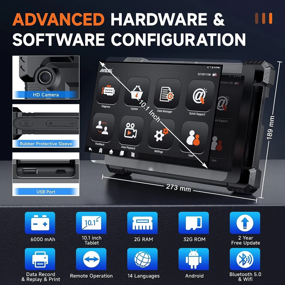 24V 12V Diesel Heavy Duty Truck Scanner All System Diagnostic Coding Progrmming - Image 4 of 4