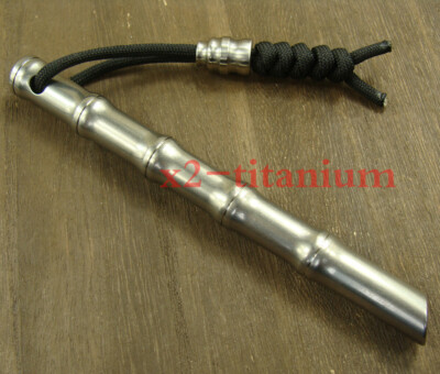 Solid Titanium Pocket stick tool Lanyard bead anti-allergy XH450A