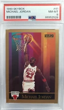 1990 SkyBox Michael Jordan #41 PSA 8