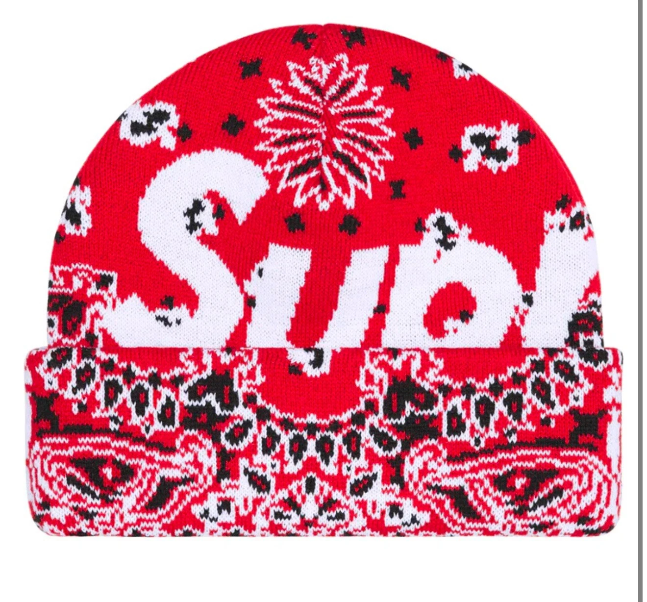 Bonnet rouge Supreme Big Logo FW24