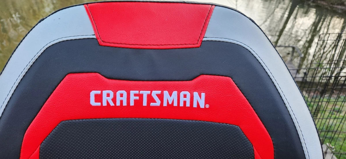 New Craftsman Electric Tractor Riding Lawn Mower Seat Gray Red 4