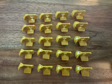 NEW - Lego - Lot of 20 Pearl Gold Mini Figure Large Round Shoulder Pad Armor