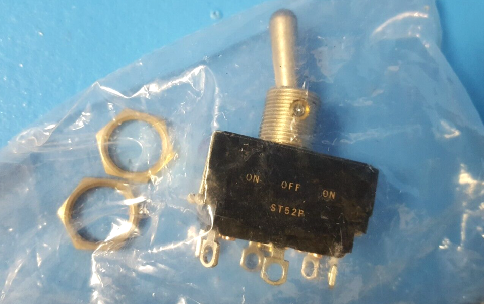 TOGGLE SWITCH, ST52P, C&H, ON-OFF-ON, DPDT | eBay