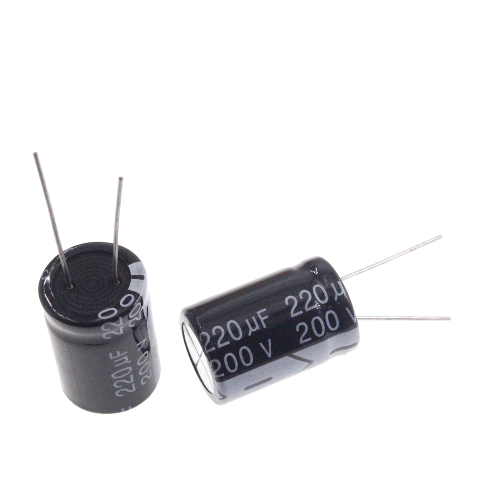 C.S. Elettronica - Elettronica, Elettrolitici 85°C, Condensatore El. 220uF 200V S-In 20x25/10 85° LH C.S. Elettronica - Elettronica, Elettrolitici 85°C, Condensatore El. 220uF 200V S-In 20x25/10 85° LH