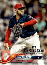 2018 Topps #38 Danny Salazar    Cleveland Indians
