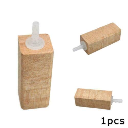 Wooden Air Stone Diffuser Marine Aquarium AIR BUBBLES Tank Wood P7H5 Fish K9C7 - Picture 3 of 10