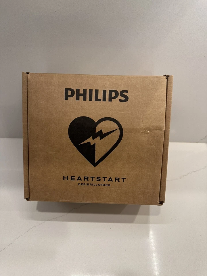 Nueva batería in situ Philips Heartstart AED HS1 M5066A 2030 de caja abierta Foto 2 de 2