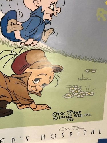 Impresión artística de Elmer Fudd coleccionable Chuck Jones firmada a mano numerada 1993 difícil de encontrar rara - Imagen 3 de 6