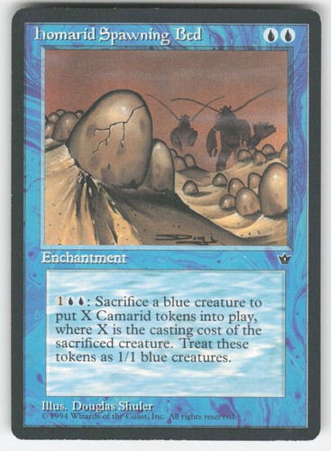 Magic The Gathering MTG Fallen Empires Homarid Spawning Bed
