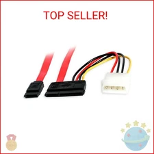 STARTECH Internal 18" Serial ATA Cable with LP4 Adapter SATA18POW