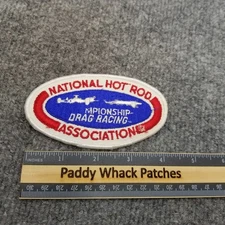 Vintage National Hot Rod Association Championship Drag Racing Patch NHRA Z1