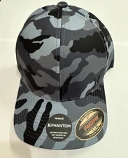 Hurley Men's Rip Stop - Dri-FIT Phantom FlexFit Hat  - Dark Camo - L/XL NWT