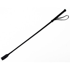 New 27" Black Riding Crop 100 Genuine Real Quality Leather Flogger Horse Whip